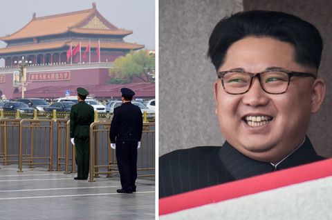 Nordkoreas Machthaber Kim Jong Un soll sich aktuell in Peking aufhalten.