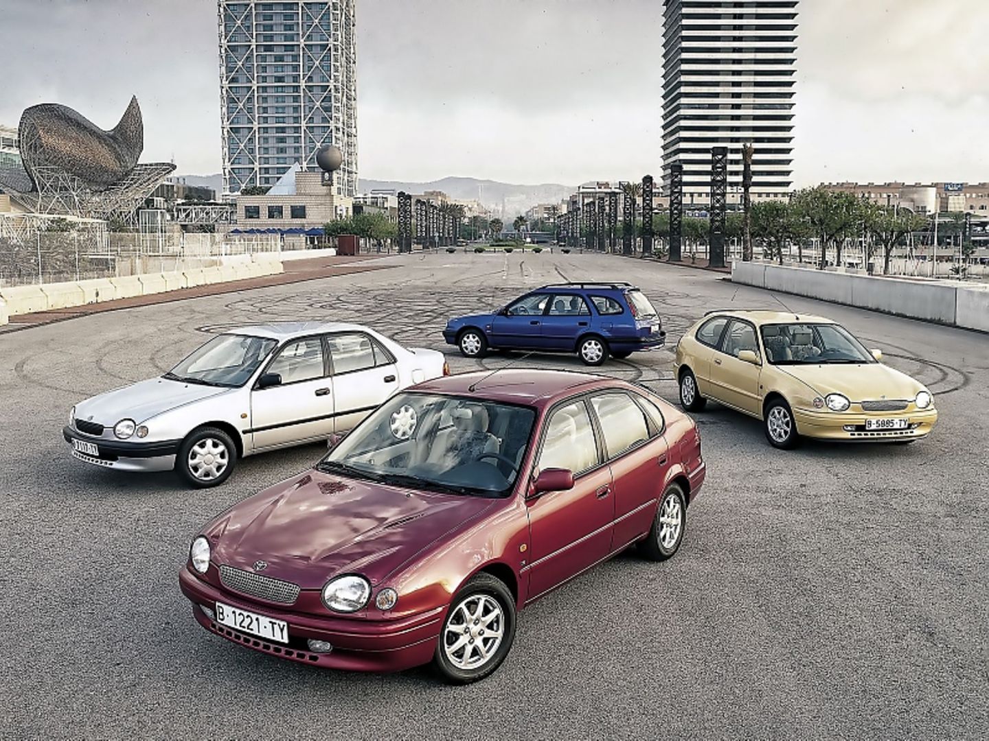 Vom Toyota Corolla gab es viele unterschiedliche Karosserieformen