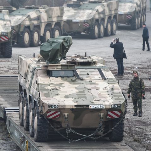 Rheinmetall-Panzer vom Typ Boxer