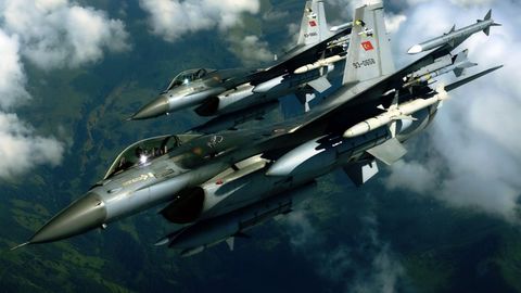 F-16-Maschinen der türkischen Luftwaffe