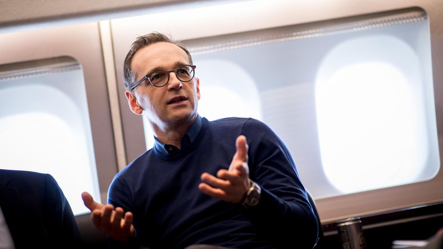 Heiko Maas reist mit einem Airbus der Luftwaffe in die USA.