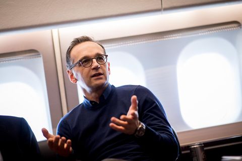 Heiko Maas reist mit einem Airbus der Luftwaffe in die USA.