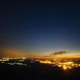 Zelten mit Ausblick in der schwäbischen Alb in Baden-Württemberg.
