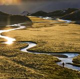 Die Neue Regensburger Hütte in den Stubaier Alpen.