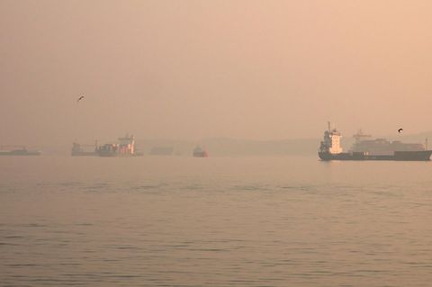 Schiffe am Nord-Ostsee-Kanal