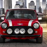 Der umgebaute Classic Mini stammt aus dem Jahr 1998