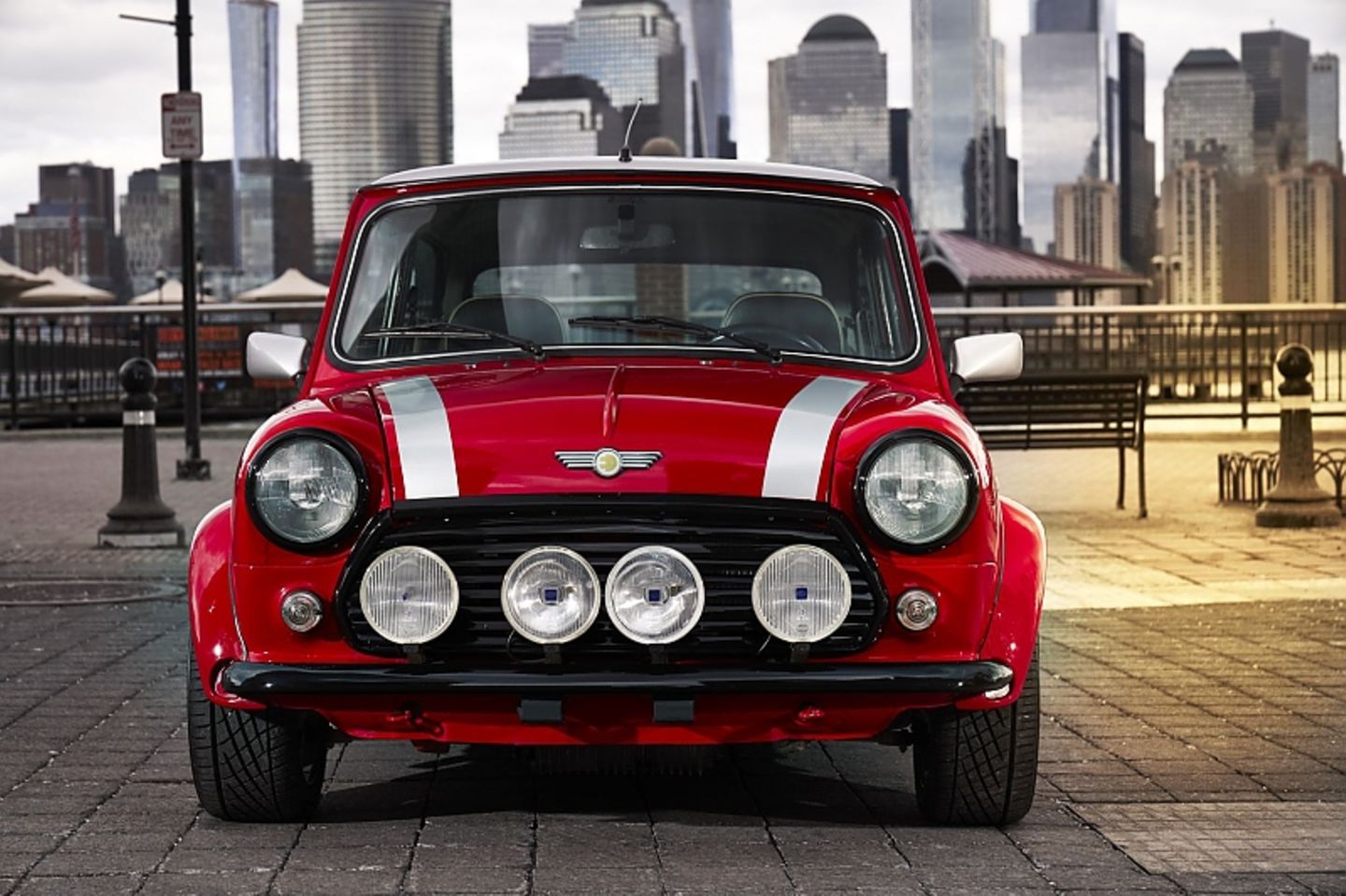 Der umgebaute Classic Mini stammt aus dem Jahr 1998