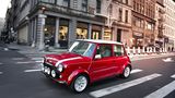 Im Großstadtdschungel ist der Classic Mini Electric der Chef