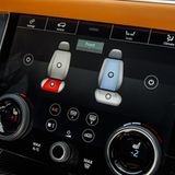 Die meisten Funktionen des Range Rover Sport SVR lassen sich über den Info-Bildschirm steuern
