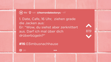 Ein Screenshot eines Jodels