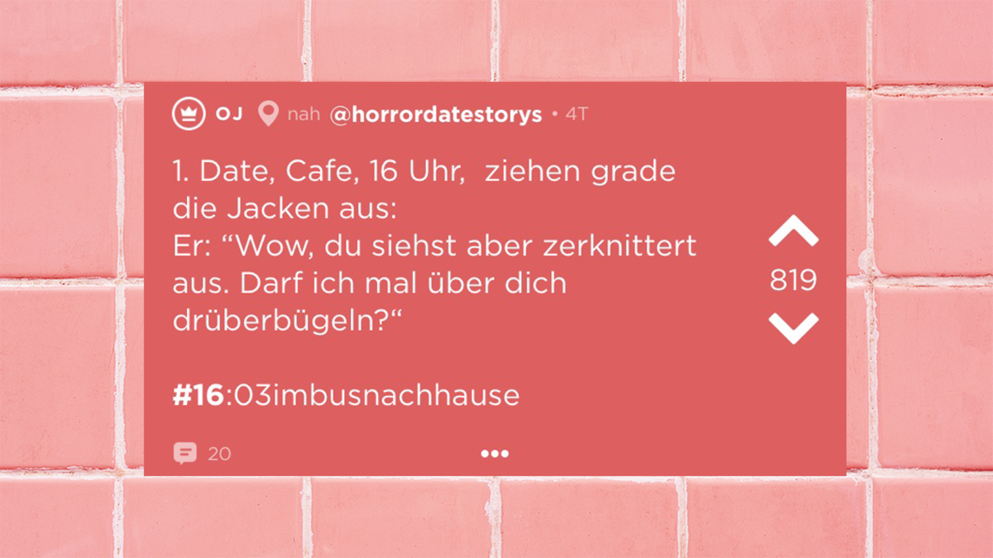 Ein Screenshot eines Jodels