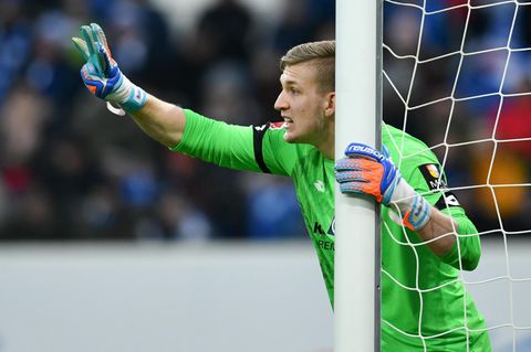 Bundesliga, 1899 Hoffenheim - FSV Mainz: Der Mainzer Torwart Robin Zentner