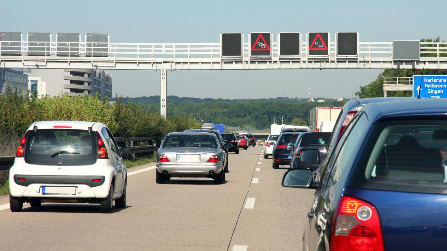 Autos auf der Autobahn