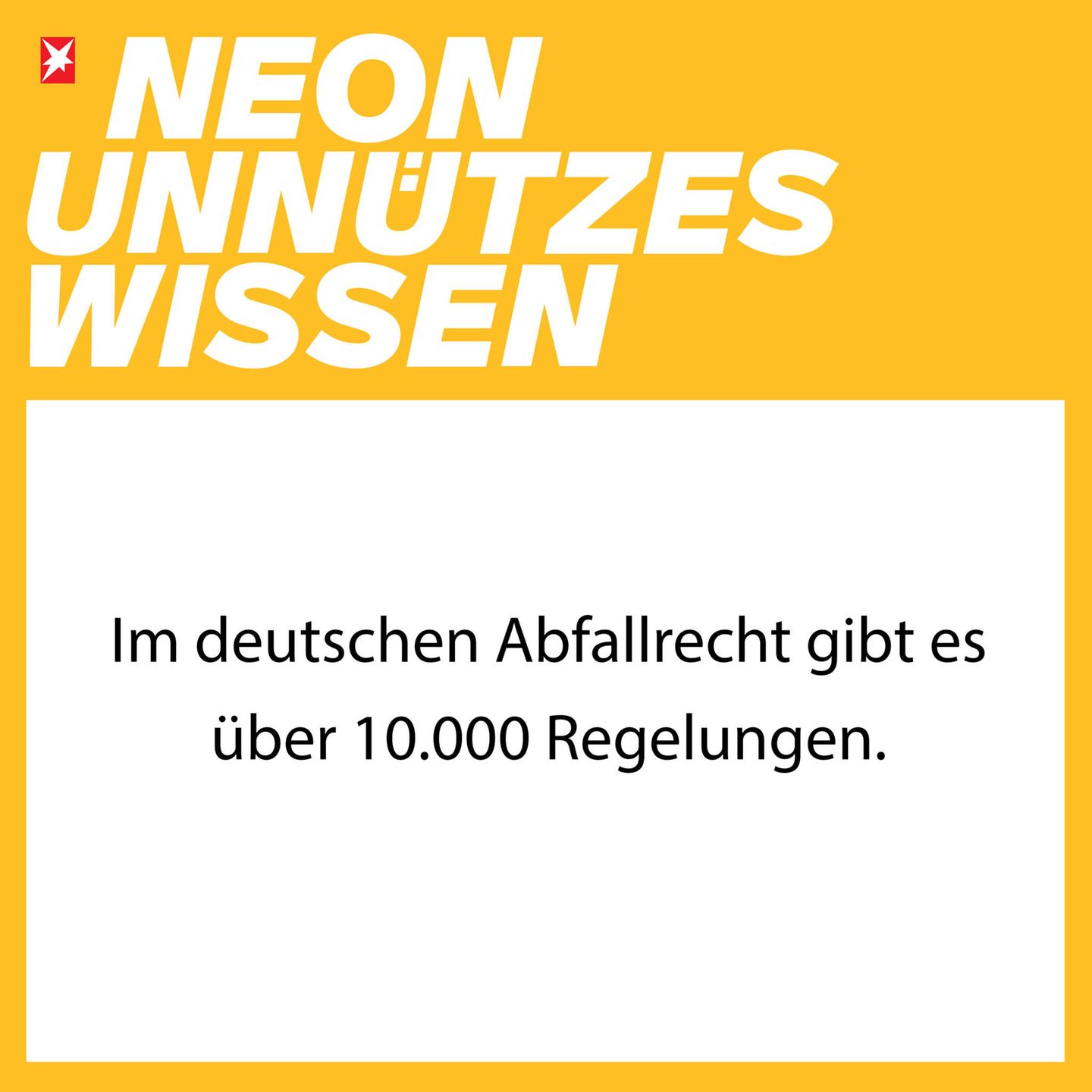 NEON Unnützes Wissen: 27 erstaunliche Dinge, die ihr bestimmt noch nicht über Müll wusstet