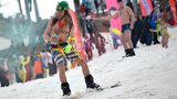 Dieser junge Mann sorgt endgültig dafür, dass auch auf der Skipiste (fast) echtes Jamaika-Feeling aufkommt