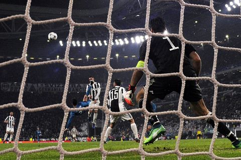 Cristiano Ronaldo bei seinem 119. Tor in der Champions League