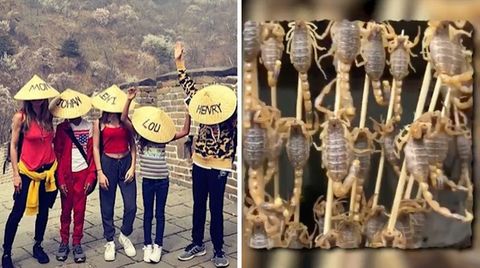 Heidi Klum macht Urlaub in China - ein von ihr gepostetes Foto mit toten Insekten bringt ihr Kritik ein