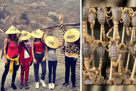 Heidi Klum macht Urlaub in China - ein von ihr gepostetes Foto mit toten Insekten bringt ihr Kritik ein
