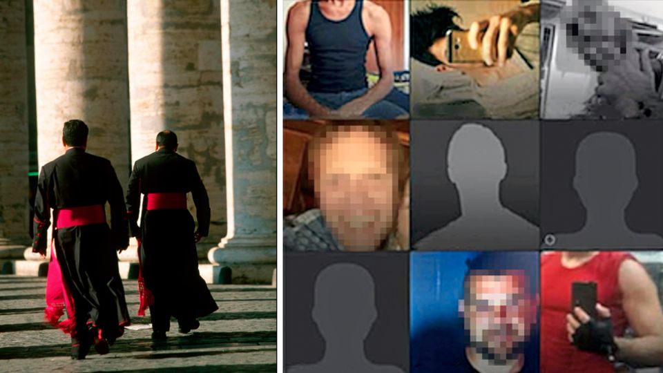 Einblicke in eine verlogene Welt: Mit Screenshots der Profile von Priestern auf schwulen Datingseiten belegte Mangiacapra seine Vorwürfe