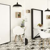 Der Wandklapptisch: Auch andere Möbel lässt die französische Firma Espace Loggia dezent verschwinden - so wie diesen Esstisch, der sich an die Wand klappen lässt.