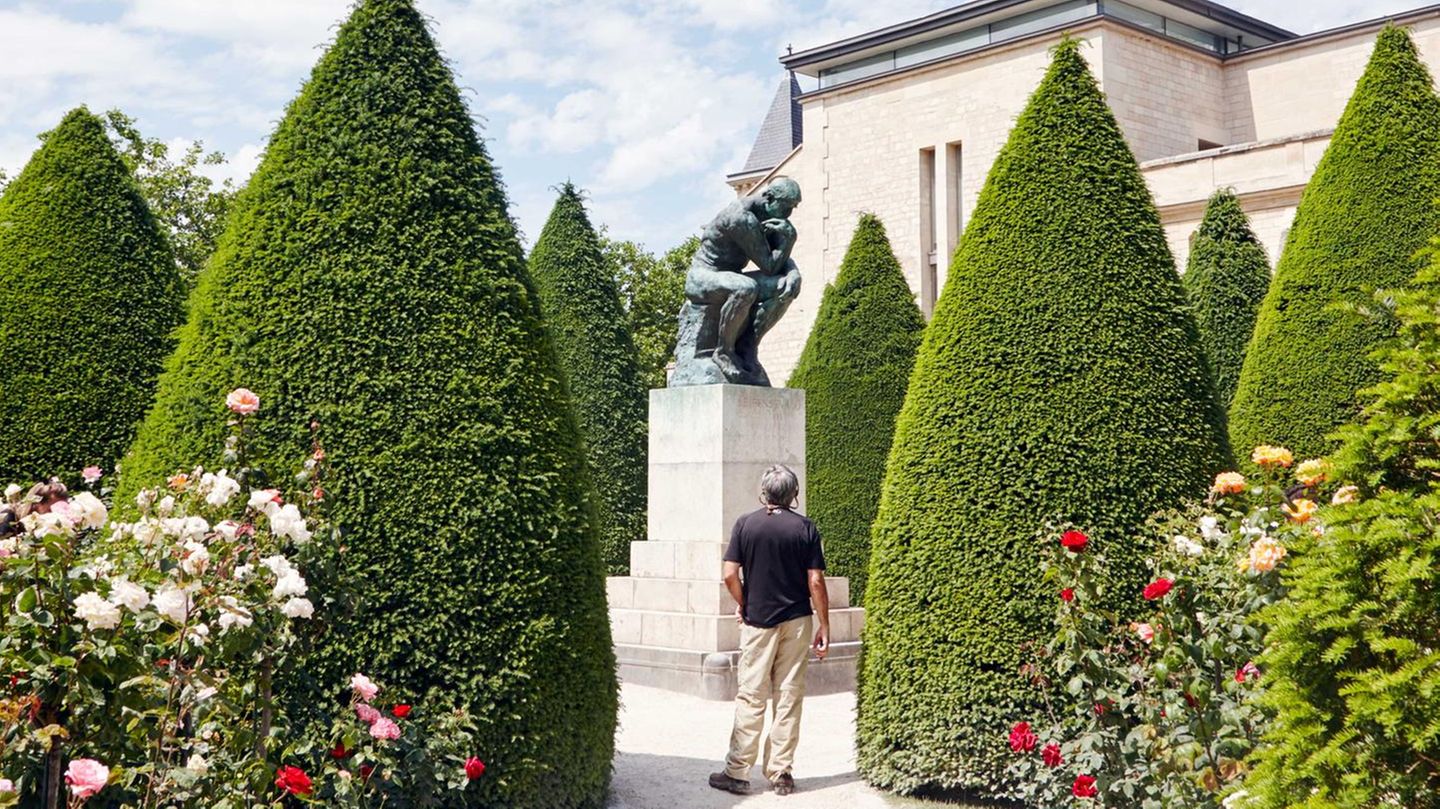 Im 7. Arrondissement inspiriert Auguste Rodins "Denker" die Besucher des Museums, das dem Künstler gewidmet ist