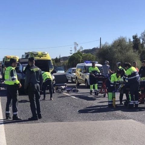 Die Unfallstelle im Nordosten Mallorcas