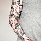 Im Buch werden unterschiedliche Tattoo-Künstler vorgestellt. Der Stil von Miriam Frank reicht zum Beispiel von verspielten Illustrationen, die an Kinderzeichnungen erinnern, bis zu  sehr filigraner sogenannter Dot- und Line-Work. "Das bin ich - was ich mag und wo mich meine Neugier nach verschiedenen Techniken, Motiven und Kulturen hinführt", sagt sie zu ihrer Arbeit.