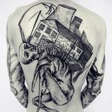 "Ich bin ein Künstler, nicht nur ein Tätowierer", sagt Michele Servadio. Der gebürtige Italiener lebt und arbeitet momentan in London.