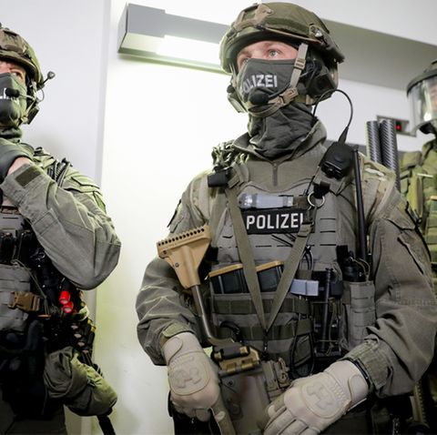GSG9-Spezialeinsatzkräfte bei einem Fototermin vergangenes Jahr in Berlin