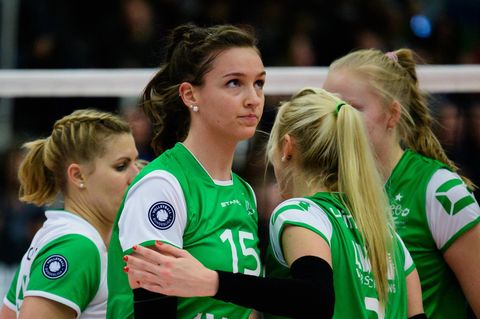 Chiara Hoenhorst trägt beim USC Münster die Nummer 15