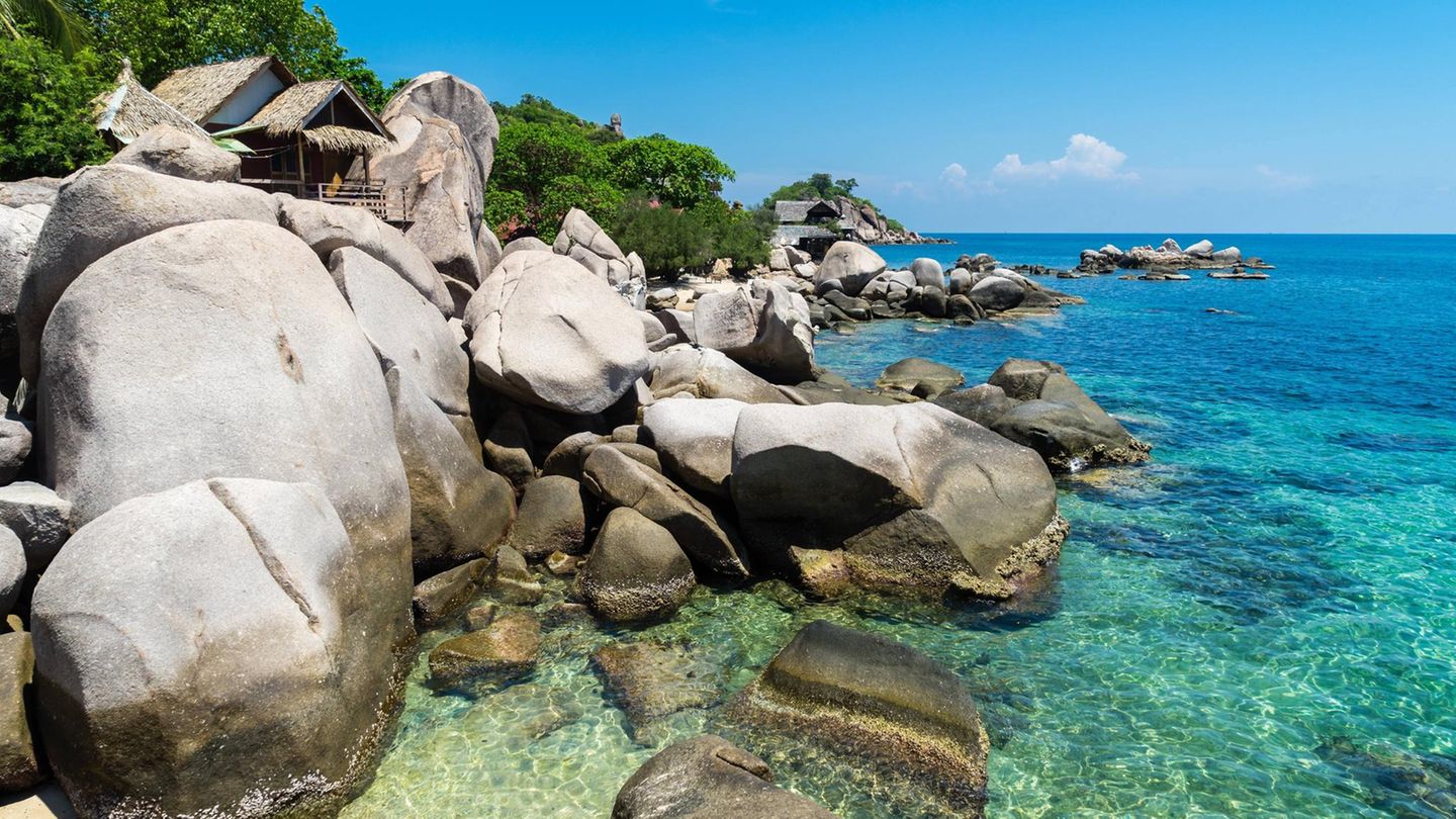 Die Insel Koh Tao in Thailand
