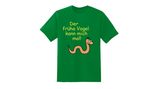 Shirt mit dem Aufdruck "Der frühe Vogel kann mich mal!"