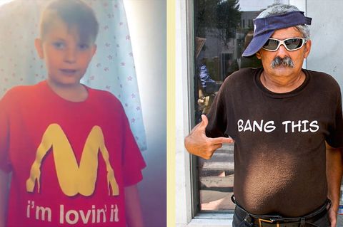 Es geht noch schlimmer: Das sexy McDonald's-Shirt ist peinlich? Für diese Shirts müsste sich auch mal jemand entschuldigen!