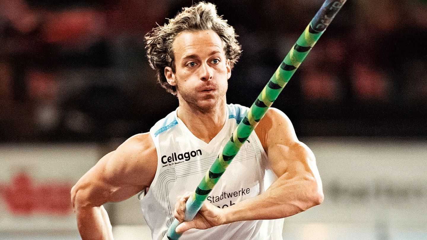 Tim Lobinger, wie ihn die meisten kennen. Hier beim Sparkassen-Cup in Stuttgart im Februar 2009.