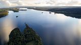 Die Privatinsel Henriksholm liegt am See Ånimmen in der Provinz Dalsland, zwei Autostunden nördlich der Metropole Göteborg.