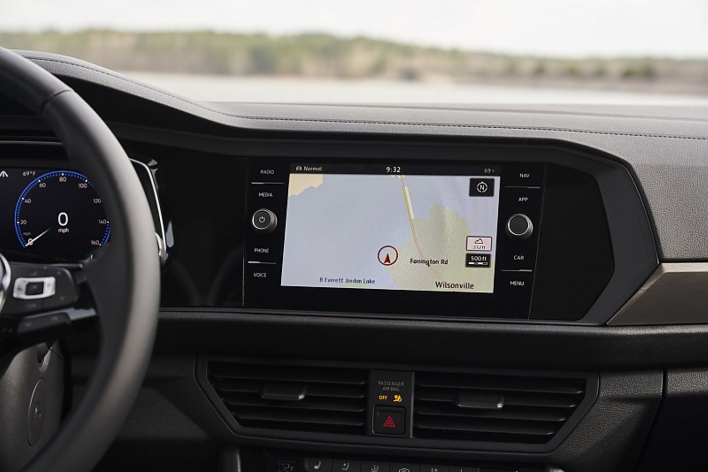 Das Cockpit des VW Jetta 1.4 TSI 2019