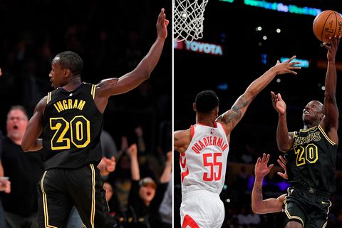 Andre Ingram bei seinem ersten Spiel in der NBA