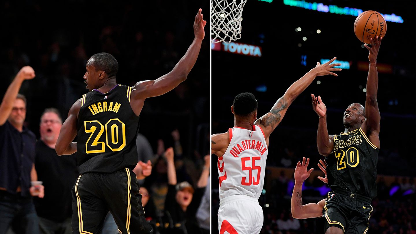 Andre Ingram bei seinem ersten Spiel in der NBA