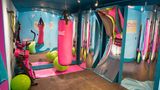 Ein nachgebautes Fitness-Studio