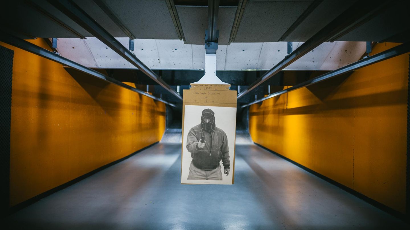 Im Keller einer Range gibt es Platz zum Schießen.