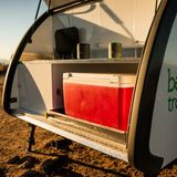 Auch wie beim klassischen Teardrop: Gekocht wird von außen.