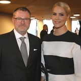 Christian Krug, Chefredakteur des stern, und die Journalistin und Tagesschau-Moderatorin Judith Rakers