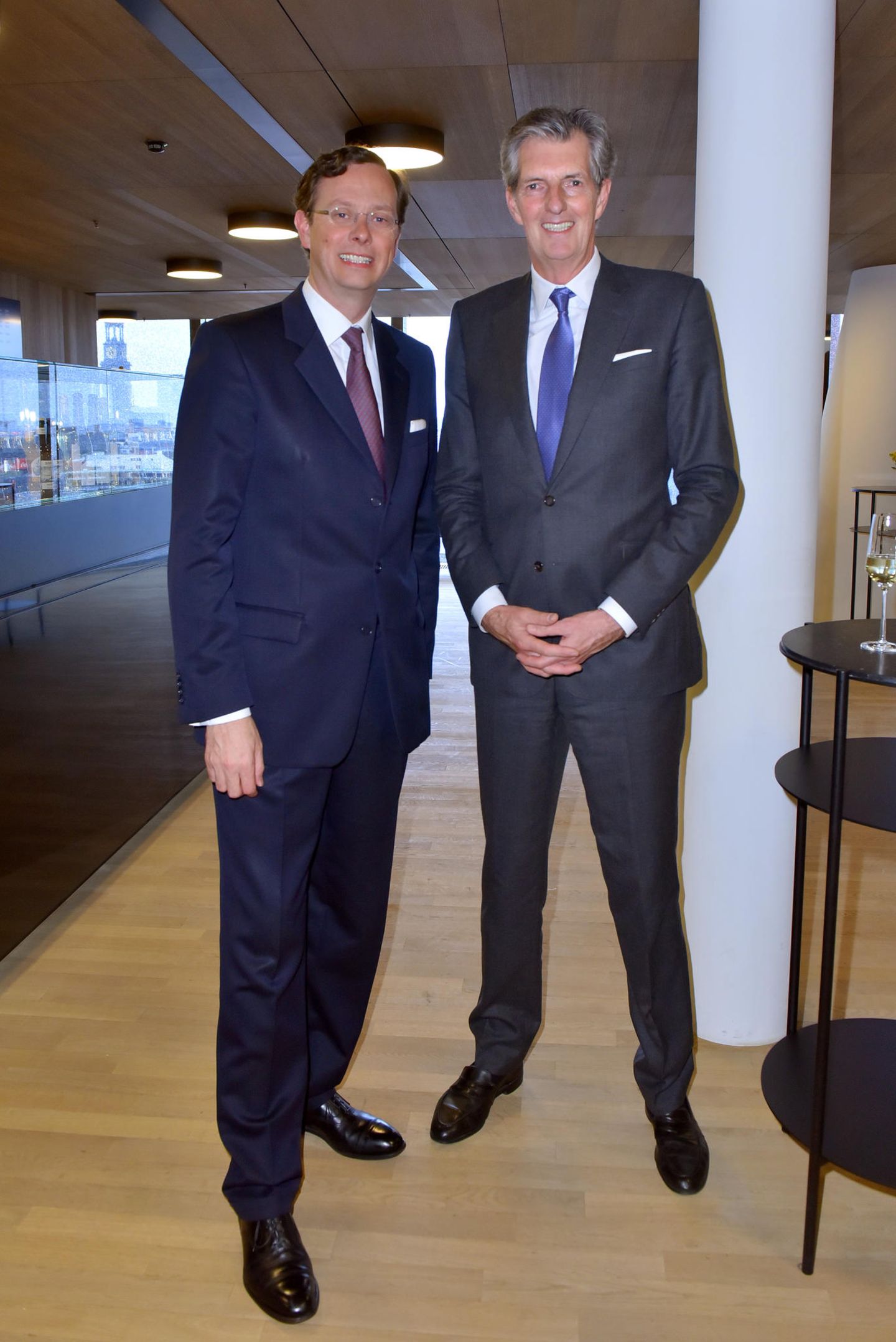 Alexander von Schwerin, Publisher stern-Gruppe (l.), und stern-Herausgeber Andreas Petzold