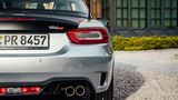 Wie es sich für einen Abarth gehört, hat auch der GT vier Auspuffrohre