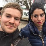 Zum Abschluss ein Selfie mit dem Reporter