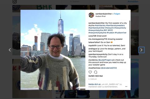 Strickmeister Sam Barsky