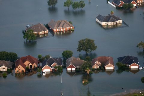 Überschwemmung in Texas nach einem Tropensturm