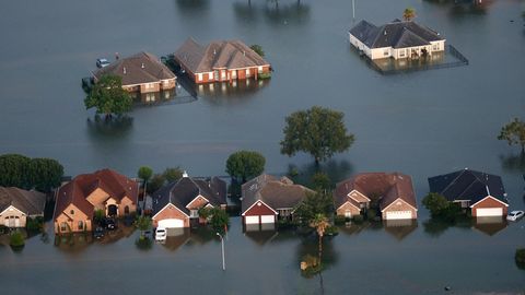 Überschwemmung in Texas nach einem Tropensturm
