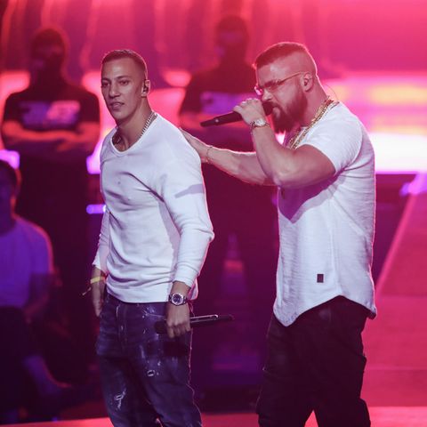 Farid Bang und Kollegah bei der Echo-Verleihung in Berlin