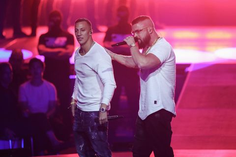 Farid Bang und Kollegah bei der Echo-Verleihung in Berlin